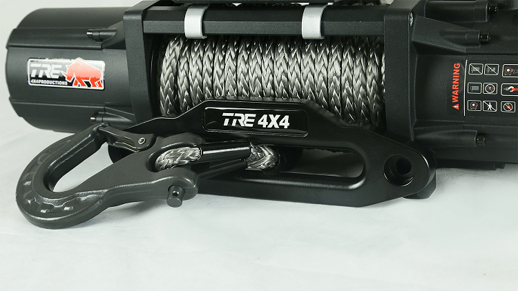 Synthetic winch rope